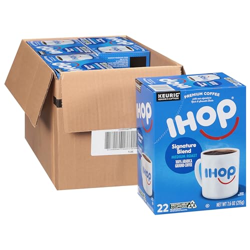 IHOP Medium Roast Signature Blend Keurig K-Cup Coffee Pods, 22 ct Box (Pack of 4)