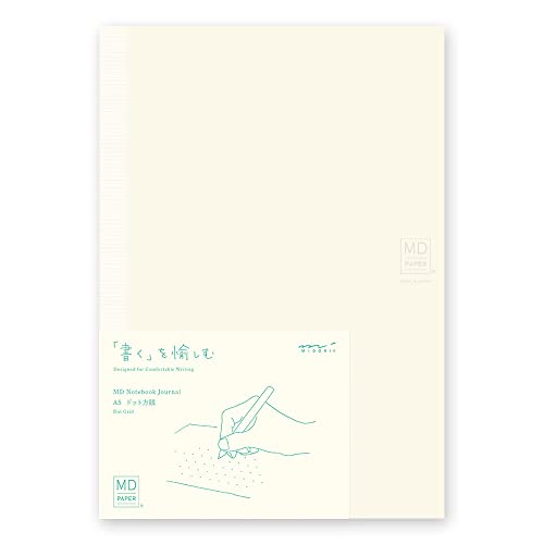 デザインフィル(Designphi) DESIGNPHIL 15310006 Midori Notebook, MD Notebook, Journal, A5, Dot Square A