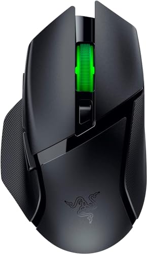 Razer Basilisk V3 X HyperSpeed - Draadloze Gaming Muis (Iconische Ergonomische Vorm met 9 Aanpasbare Controls, HyperSpeed Draadloos, 5G Geavanceerde 18K Optische Sensor, Chroma RGB) Zwart