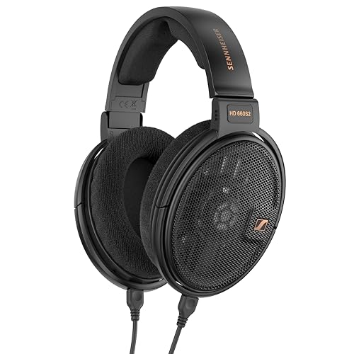 (-33%) Sennheiser HD 660S2 - Audiophile Open-Ear Over-Ear Kopfhörer mit Kabel, Tiefbass-Erweiterung & Verfeinerter Akustischer Performance, Headphones für PC, Musik, Gaming, Premium Schwarz