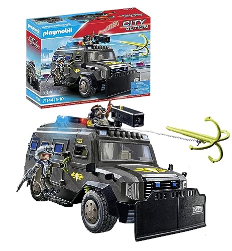 (-35%) PLAYMOBIL | City Action |SWAT-Geländefahrzeug | mit Licht und Sound | Spielzeug für Kinder ab 5 Jahren | 71144