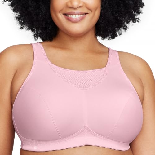 🔥 STARKER PREIS (-59%) Große Größen Plusgröße Bustier Sport-BH mit bestem Halt ohne Bügel Nr. 1066, Perfekt Pink, 75E