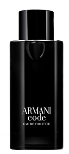 Armani Beauty- Code - Eau de Toilette - Cologne for Men - Ambery Woody Fragrance - Citrus, Lavandin, Tonka Bean Notes - 4.2 Fl Oz