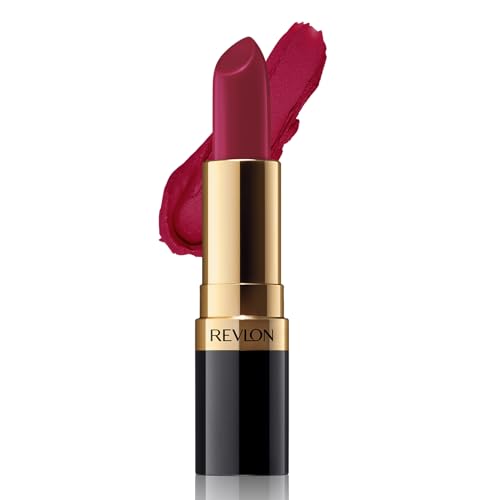 REVLON Super Lustrous Creme Lipstick, 80% Conditioning Ingredients, intance color, Waterproof, Long-Lasting, 100% Vegan Lipstick, Bombshell Red (046),