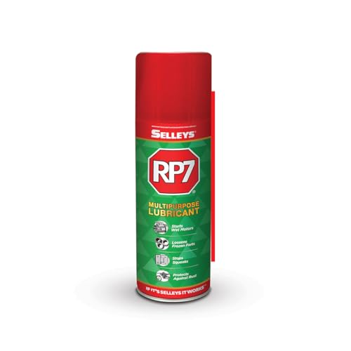 Selleys RP7 (420 Ml, Clear) Multipurpose Lubricant,Cleaner for Chimney,Rust Remover, Auto Maintenance,Loosens Stuck Parts, Removes Stain & Sticky Resi