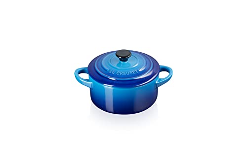 LE CREUSET Stoneware Petite Round Casserole, 0.25 L, Azure, 71901102200100