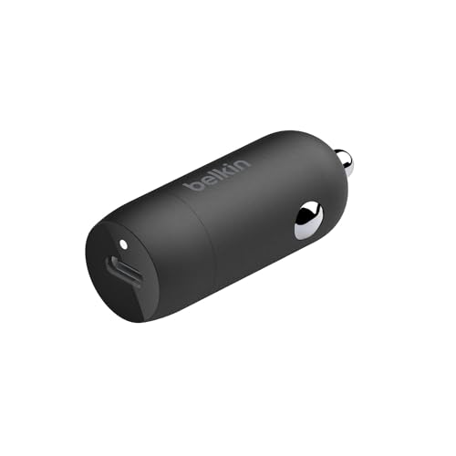 (-56%) Belkin BoostCharge 30-W-Kfz-Schnellladegerät, Zigarettenanzünder USB, kompaktes Modell mit USB-C-Power Delivery-Anschluss, kompatibel mit iPhone 17,16, Galaxy S24, iPad, Google Pixel, iPad Pro, mehr