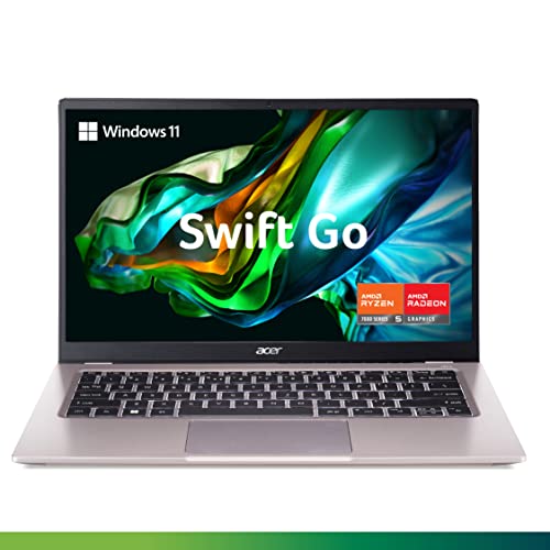 acer Swift Go 14 Thin and Light Premium Laptop AMD Ryzen 5 7530U Hexa-Core Processor (8GB/ 512 GB SSD/Windows 11 Home/MS Office Home and Student) Prod