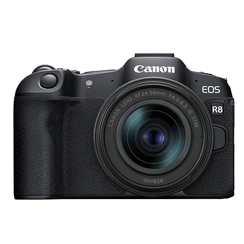 Canon EOS R8 Mirrorless Camera with RF 24-50mm f/4.5-6.3 IS STM Lens