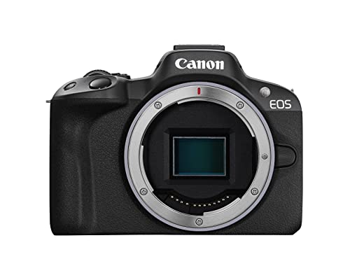 Canon EOS R50 mirrorless camera with 18-45mm kit lens