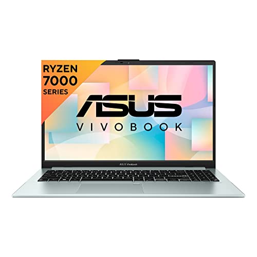 ASUS Vivobook Go 15 (2023), AMD Ryzen 5 7520U, 15.6" (39.62 cm) FHD, Thin & Light Laptop (16GB/512GB SSD/Windows 11/Office 2021/Alexa Built-in/Green G