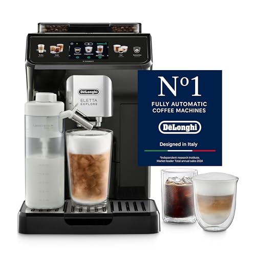 (-15%) De'Longhi Eletta Explore - Kaffeevollautomat mit 50+ Getränken Cold Brew