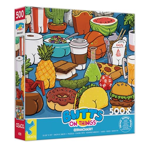 Ceaco - Brian Cook - Butts on Things - 500 Piece Jigsaw Puzzle