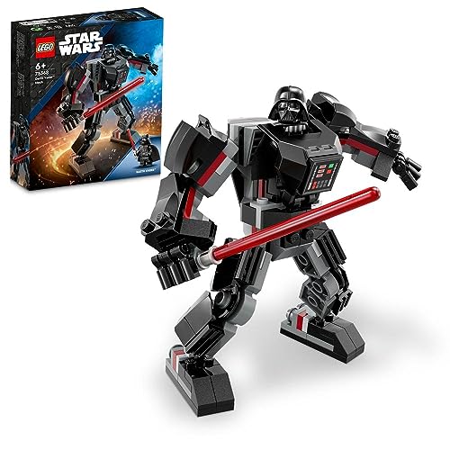 LEGO Star Wars Darth Vader's Mecca, Buildable Action Figure with Articulated Pieces, Cabin for Minifigure, Red Laser Sword, Collectible Toy for Boys and Girls Ages 6+ 75368