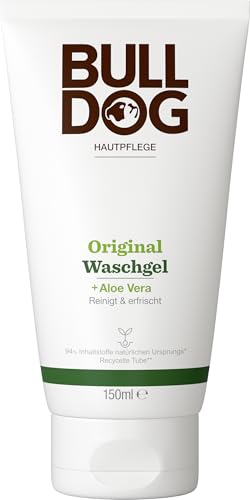 🔥 SELTEN SO GÜNSTIG (-49%) BULLDOG – Hautpflege für Männer | Original Waschgel | Feuchtigkeitsspendende & beruhigende Gesichtsreinigung | 150 ml