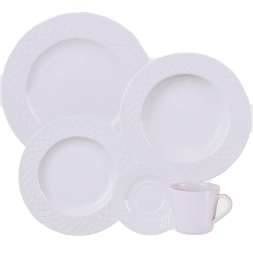 Aparelho de jantar Dominique em porcelana 20 peças Tramontina