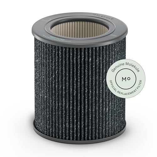 Molekule Mini/Mini+ Air Filter - Authentic Molekule Air Purifier Filter Replacement - PECO-HEPA Tri-Power Technology - Captures & Destroys Pollutants - Advanced Smoke Filtration