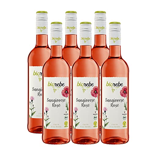🔥 STARKER PREIS (-54%) Biorebe Sangiovese Rosé Halbtrocken (6 x 0,75l)