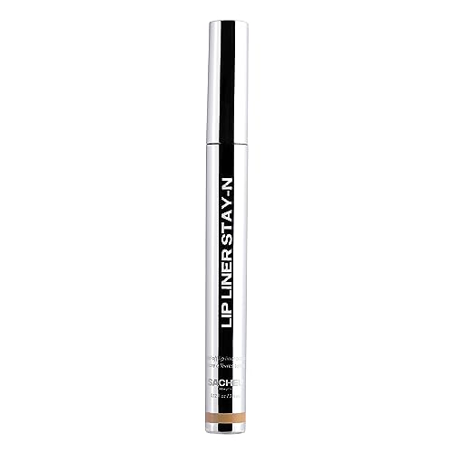 Sacheu Lip Liner STAY-N Peel Off Lip Stain — Long Lasting Matte Lip Tattoo Transfer Proof Lipstain Infused with Hyaluronic Acid & Vitamin E for All Skin Types — Vegan & Cruelty-Free, nOOHde