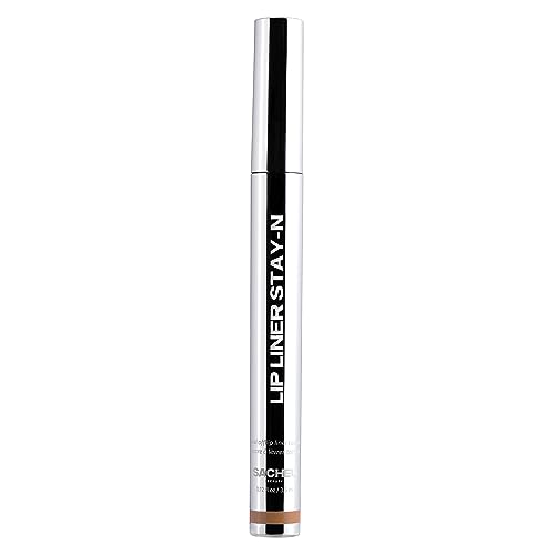 Sacheu Lip Liner STAY-N Peel Off Lip Stain — Long Lasting Matte Lip Tattoo Transfer Proof Lipstain Infused with Hyaluronic Acid & Vitamin E for All Skin Types — Vegan & Cruelty-Free, MUAH-VE