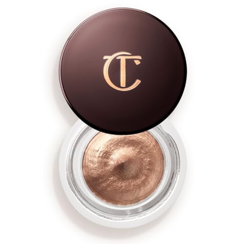 Charlotte Tilbury Eyes to Mesmerize Cream Eyeshadow - Long-Lasting Single Eyeshadow - Water-Infused Metallic Formula with Vitamin E for Crease-Resistant Wear - Oyster Pearl (Marie Antoinette)