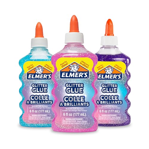 Elmer’s Butter Slime Kit, Includes Glow in the Dark Glue, Glitter Glue, Slime Activator, 4 Count - Kids Activity, Creative, Fun Holiday Gift