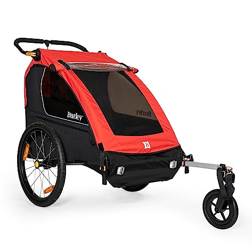 Burley Honey Bee 2-Seat Kids Bike Trailer & Stroller Best Midrange Option A combo trailer and