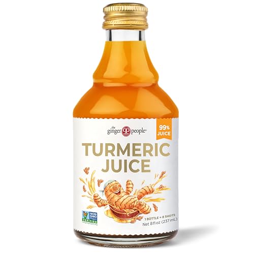 The Ginger People Fiji Turmeric Juice, 8 oz Glass Bottle (Pack of 1)