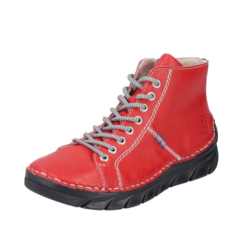 🔥 STARKER PREIS (-48%) Rieker Damen Stiefel 55020-33 rot Gr. 39
