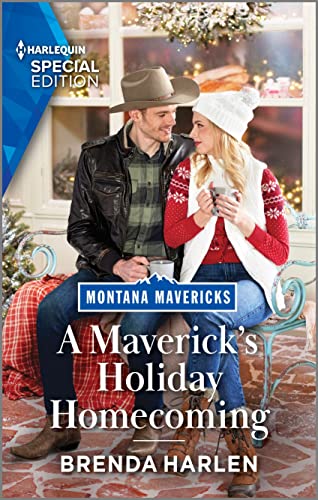 A Maverick's Holiday Homecoming (By: Brenda Harlen) cover