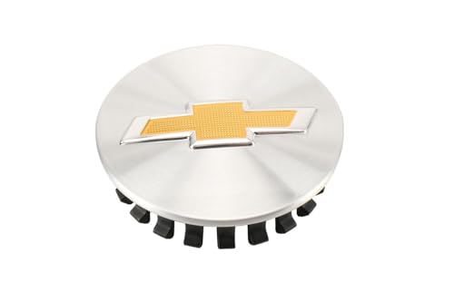 GM Genuine Parts 20997899 Button Style Center Cap with Bowtie Logo (Pack of 4)
