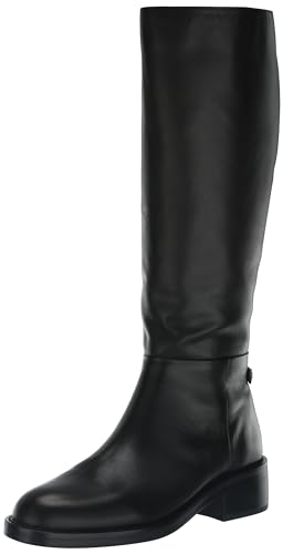 Sam Edelman Mable Equestrian Boot Black Leather 9.5 Medium
