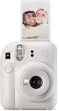 Fujifilm Instax Mini 12 Instant Film Camera (Clay White)