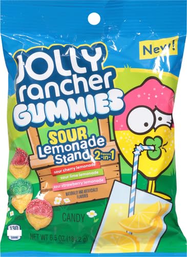 JOLLY RANCHER Gummies 2 In 1 S...our Strawberry Lemonade) 6.5Oz