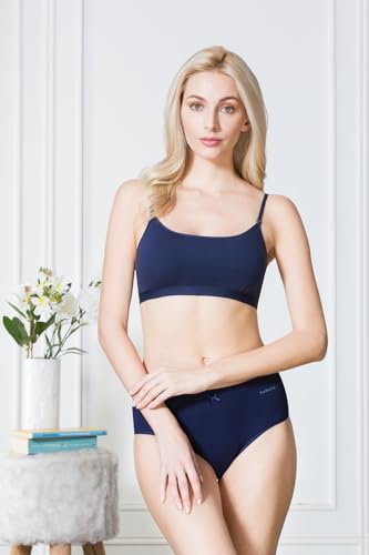 Women’s Beginner's Cotton Bra | Full Coverage | Non-Padded | Non-Wired | Detachable Straps | Breathable Fabric | Soft Cotton Stretch | Keeps You Fresh