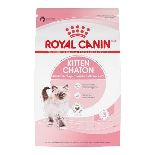 Royal Canin Feline Health Nutrition Kitten Dry Cat Food, 3 lb Bag
