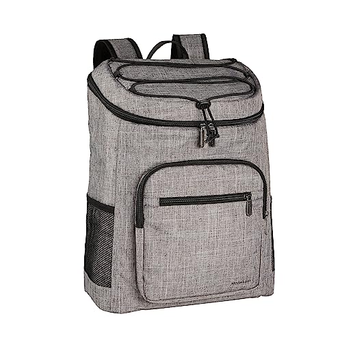 Amazon Basics Insulated Cooler Backpack 30-Can Soft Sided Leak-Proof