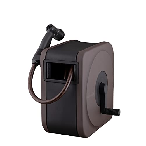 Takagi Box Next Hose Reel (Brown, 66.4 ft (20 m)