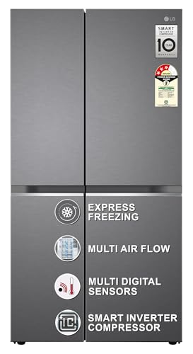 LG 655L Frost-Free Smart Inverter Double Door Side-By-Side Refrigerator