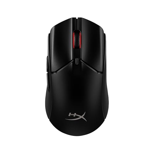 HyperX Pulsefire Haste 2 – Wireless Gaming Mouse- Ultra Lightweight, 61g, 100 Hour Battery Life, Dual Wireless Connectivity, Precision Sensor - Black