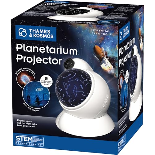 The Thames & Kosmos Planetarium Projector Essential STEM Tool | Illuminate Your Room as a Planetarium Theater | Dual Projector Casts Star Maps & Space-Themed Images from the James Webb Space Telescope