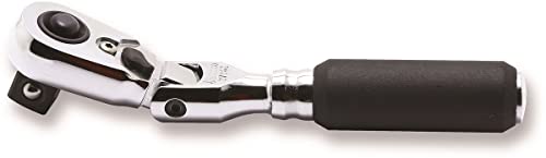 Ko-ken 2726ZB-3/8 1/4" Body 3/8" Sq. Dr. Ratchet Handle 72 teeth Flexible Head Length 114mm Quick Release Z-series