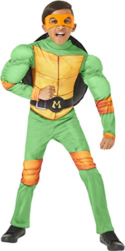 InSpirit Designs Teenage Mutant Ninja Turtles Kids Mutant Mayhem Movie Michelangelo Costume | Officially licensed | Large