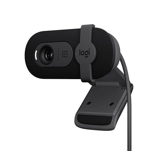Logitech Brio 101 Full HD 1080p Webcam with Built-in Mic Black