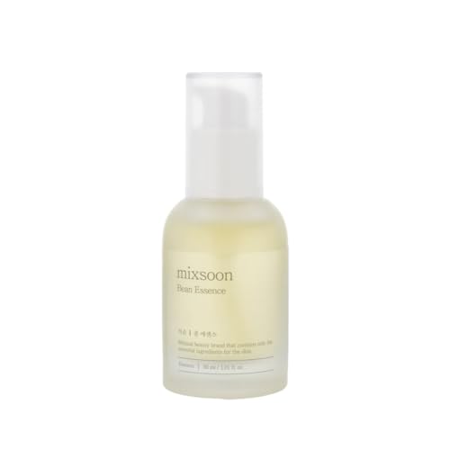 mixsoon Bean Essence 1.01 Fl.Oz. / 30ml (Pack of 1) Exfoliating Hydrating Korean Skin Care Hyaluronic Acid Serum Korean Glass Skin Care