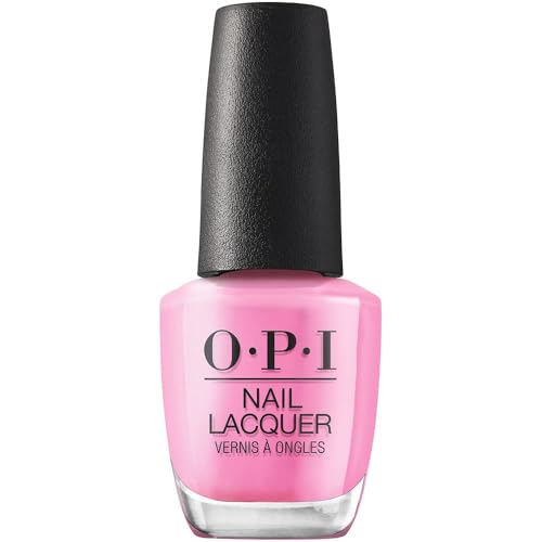 OPI Nail Lacquer Makeout-side​ | Opaque Bright Pink Crème Chip Resistant Nail Polish | Summer Make the Rules Collection
