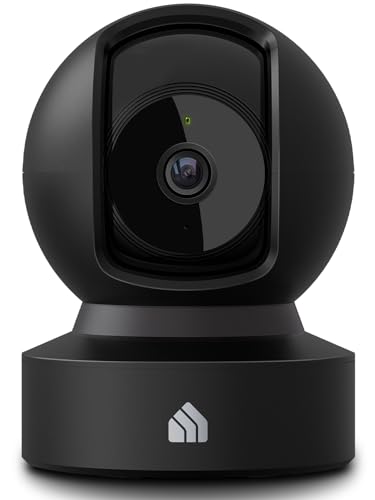 Kasa 1080p Indoor Pan/Tilt Wired Security Camera - Works as a Baby &amp; Pet Monitor, Motion Detection &amp; Tracking, 2
