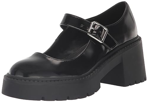 Madden Girl Women's Thunderr Mary Jane, Black Box, 8