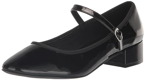 Madden Girl Women's Tutu Ballet Flat, Black Patent, 7.5