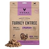 Vital Essentials Freeze Dried Cat Food, Turkey Mini Nibs, 12 oz Bag